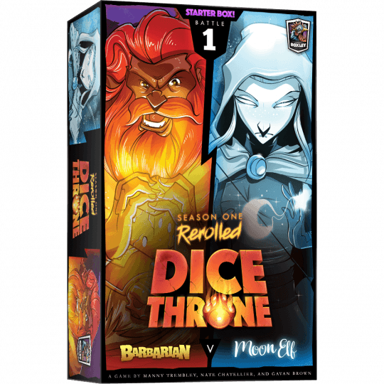 Dice Throne: Season One ReRolled – Barbarian v. Moon Elf